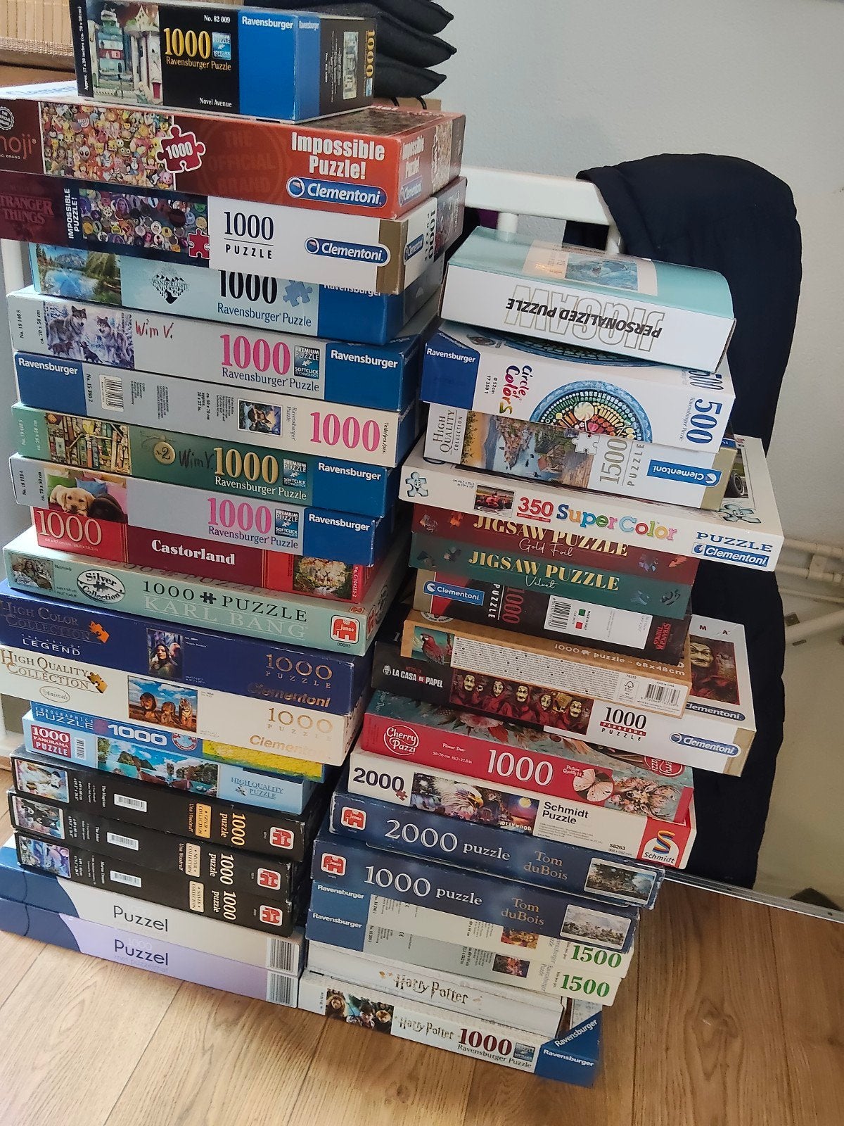 Diverse Legpuzzels: Ravensburger, Clementoni, Jumbo, Ophalen of Verzenden, 500 t/m 1500 stukjes, Gebruikt, Legpuzzel