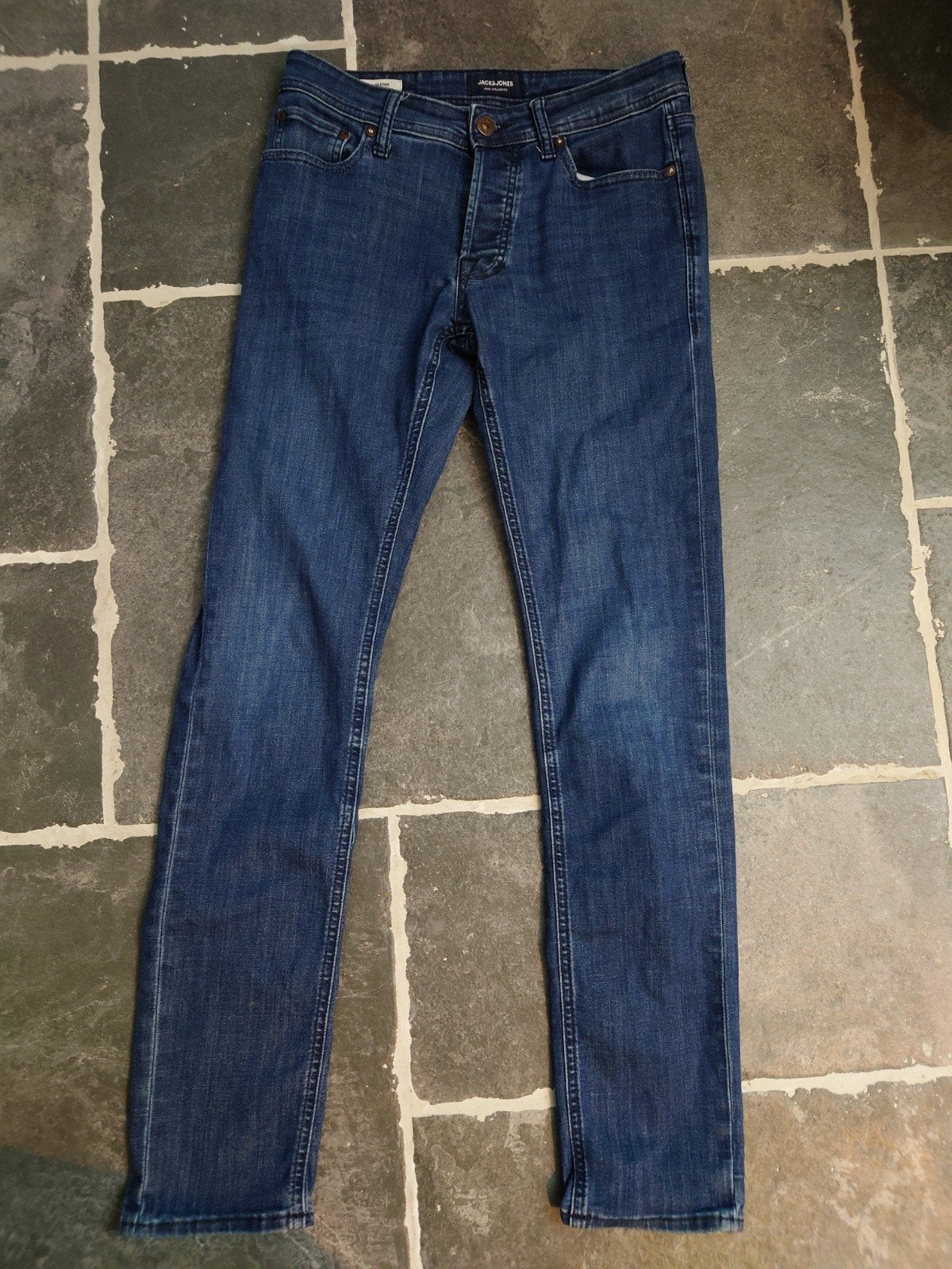 Jack & Jones, Glenn, Slim Fit jeans, W29 L34, zgan! Rob2934, Blauw, W32 (confectie 46) of kleiner, Ophalen of Verzenden, Zo goed als nieuw