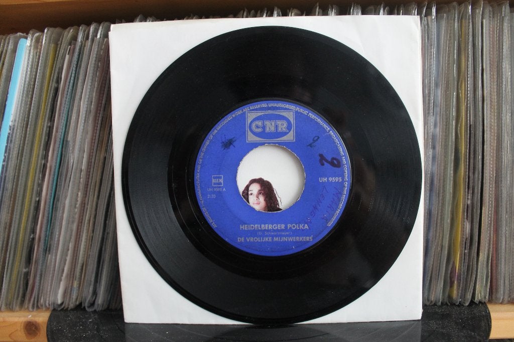 7" Single Vrolijke Mijnwerkers - Heidelberger Polka / Mijnwe, Gebruikt, 7 inch, Ophalen of Verzenden, Pop
