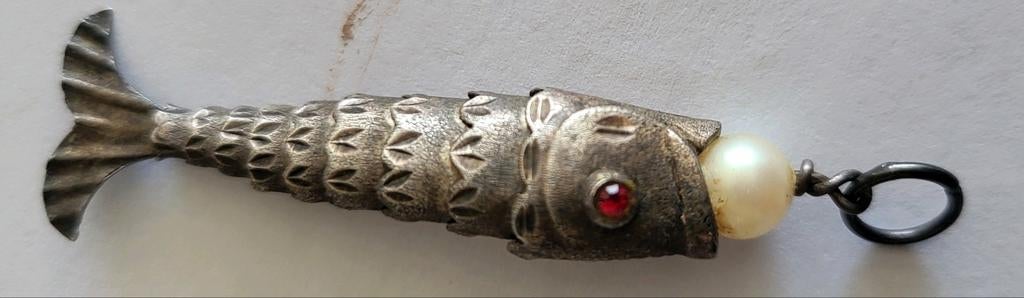 Vintage/Bohemian/Hanger/Vis/Parel/Bedel, Ophalen of Verzenden