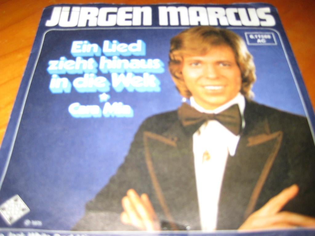 Jürgen Marcus: Ein Lied zieht hinaus in die Welt, Ophalen of Verzenden, Zo goed als nieuw, Pop, Single