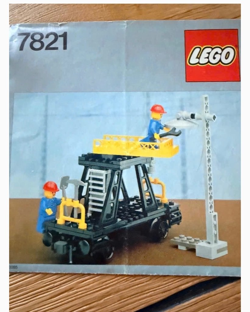 Lego 7821 trein wagon met bouwschema, Kinderen en Baby's, Speelgoed | Duplo en Lego, Ophalen, Zo goed als nieuw, Lego