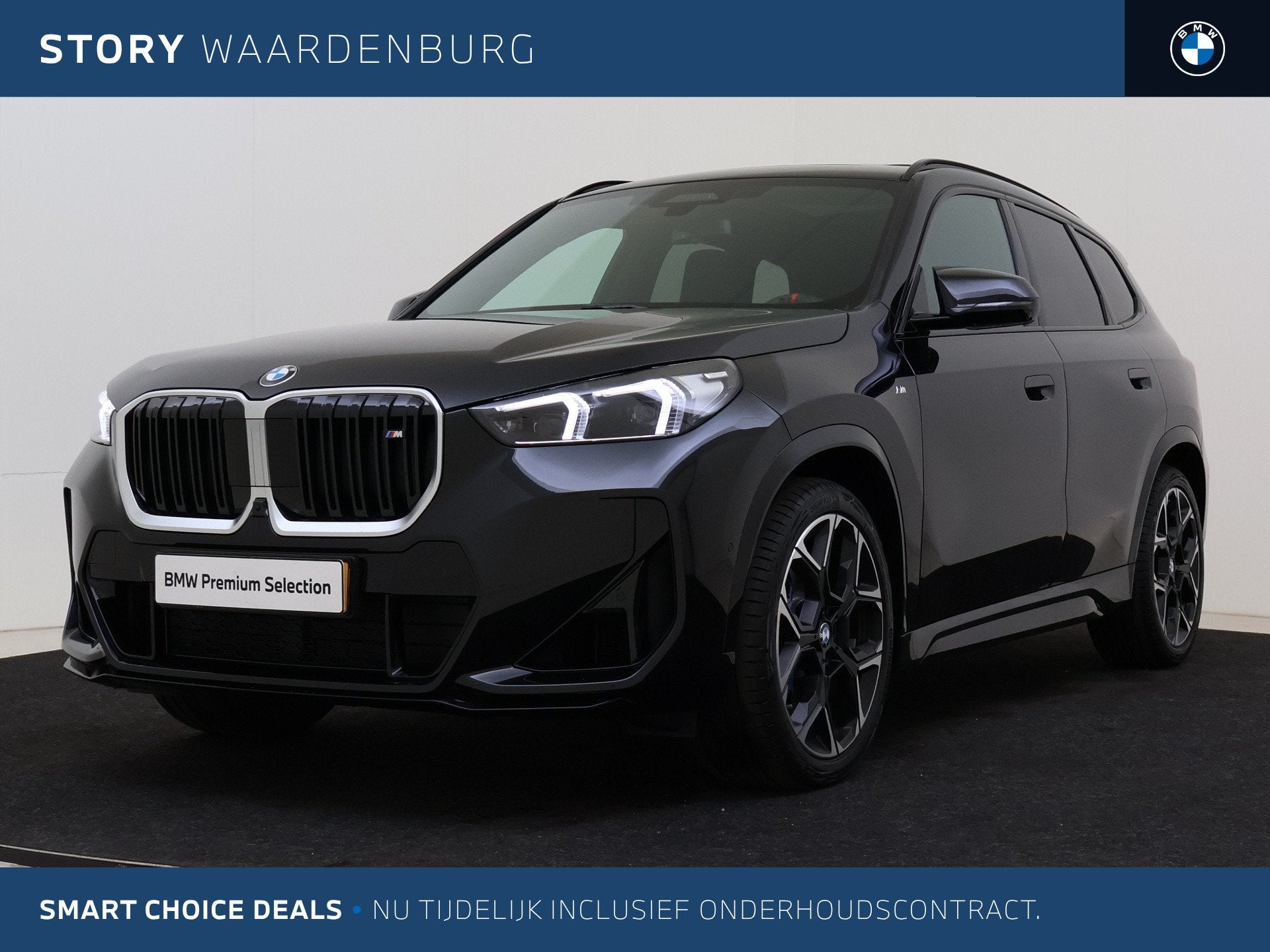 BMW X1 M35i High Executive Automaat / Panoramadak / M Sports, Auto's, BMW, 1998 cc, 4 cilinders, Met garantie (alle), Zwart