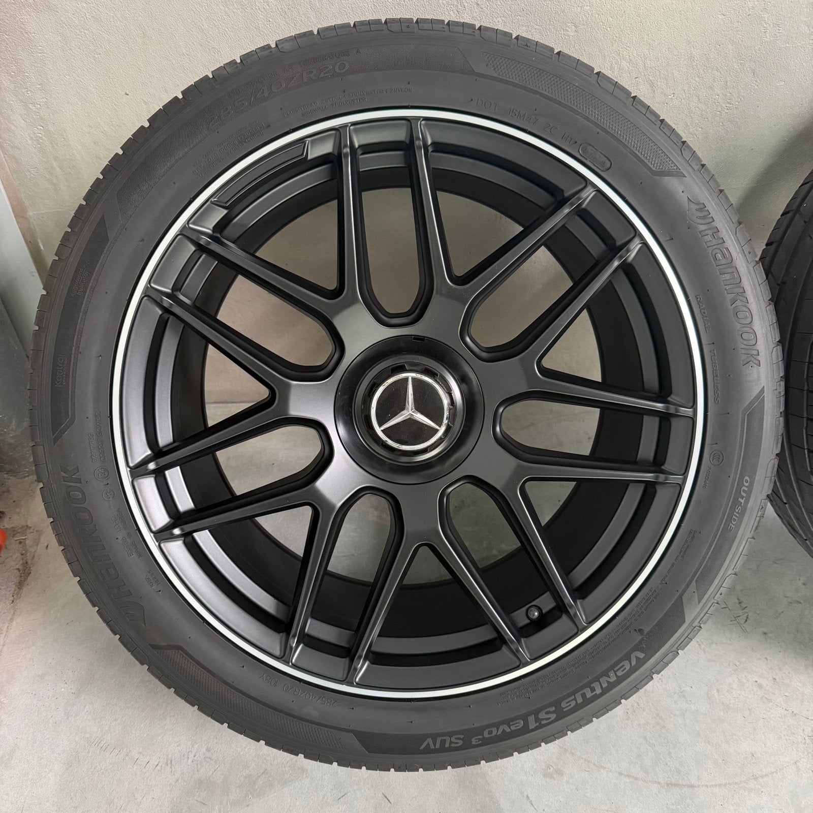 20 inch Mercedes Breedset GLC velgen met banden, Gebruikt, 255 mm, Ophalen of Verzenden, Velgen