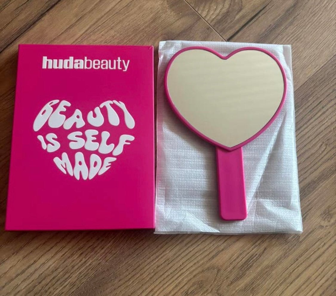 Hudabeauty spiegel/make-up spiegel/, Gehele gezicht, Nieuw, Ophalen of Verzenden, Roze