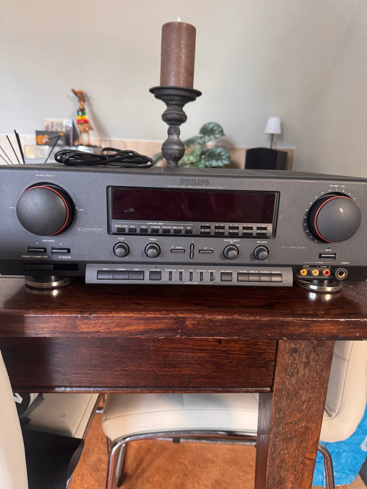 Philips FR951/00S Receiver - Goede staat met afstandsbedieni, Ophalen of Verzenden, Zo goed als nieuw, 120 watt of meer