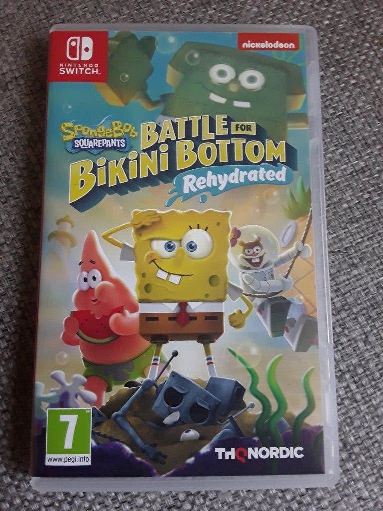 Nintendo Switch Game Spongebob SqaurePants The Battle For, Avontuur en Actie, Online, 2 spelers, Ophalen of Verzenden