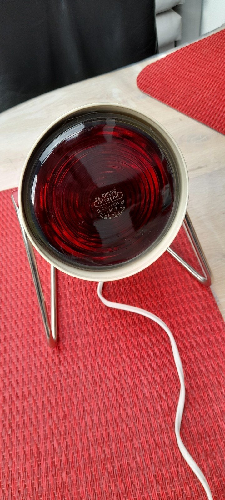 Warmtelamp Philips Infraphil  HP3603 Vintage, Ophalen of Verzenden, Zo goed als nieuw, Overige typen