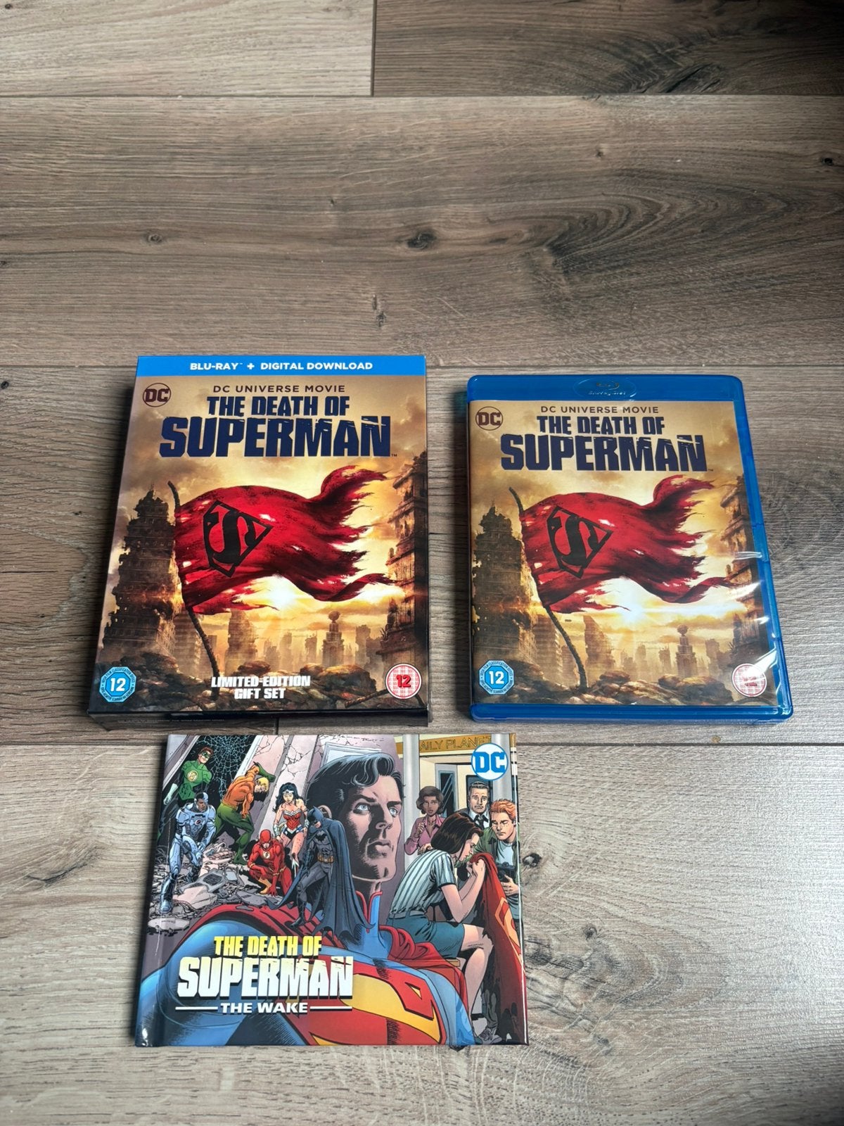 The Death of Superman blu ray limited edition *Uk import*, Cd's en Dvd's, Ophalen of Verzenden, Zo goed als nieuw, Actie