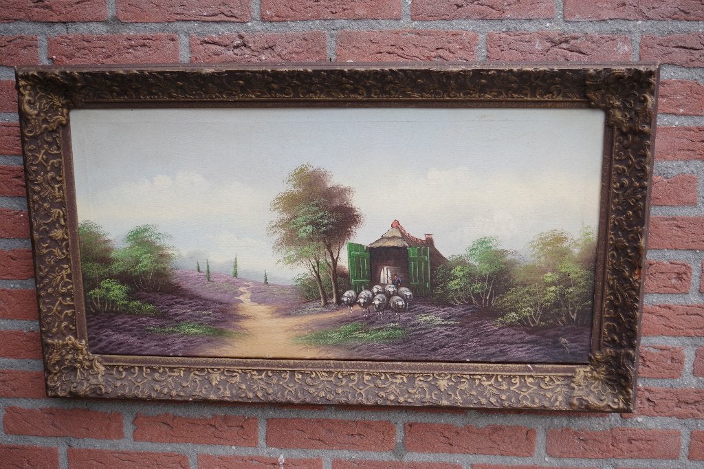 Schilderij, Ophalen, Gesigneerd, Landschap