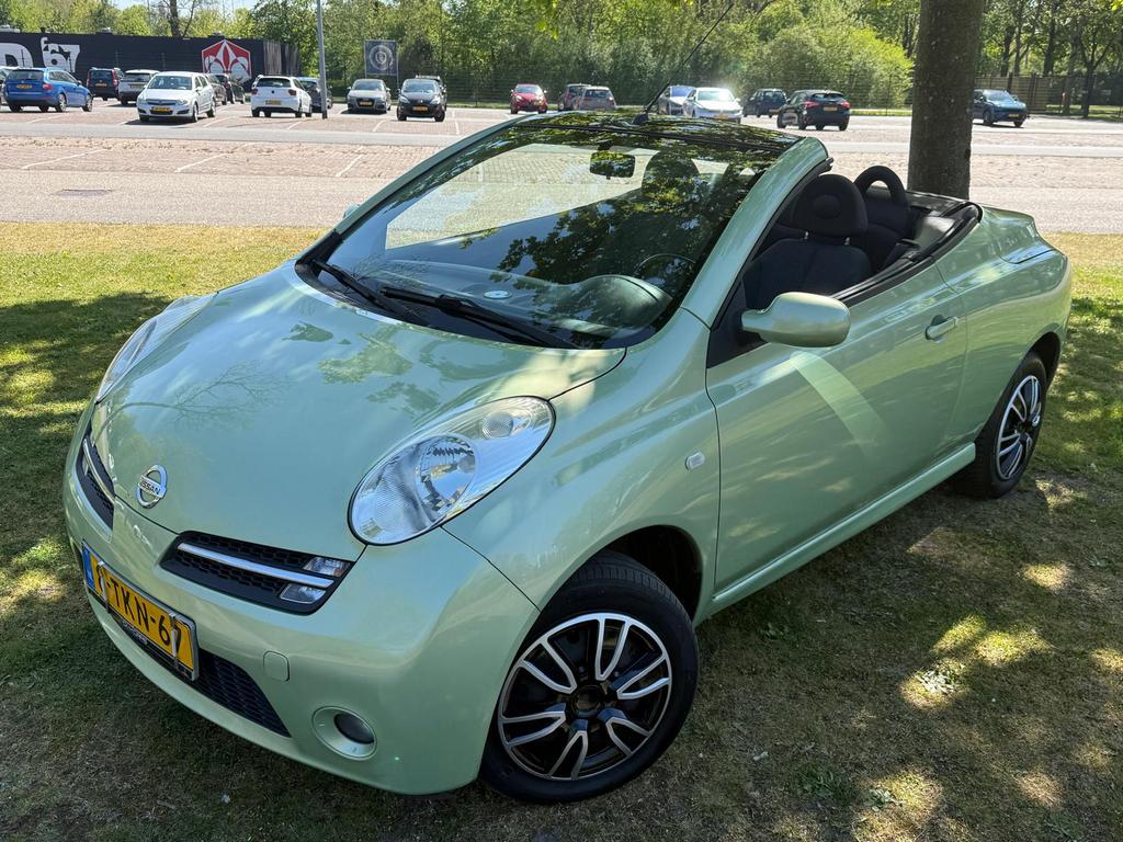 Nissan Micra Cabrio 1.6 |  Airco | Inruilkoopje | Netjes |, Auto's, 4 cilinders, Cabriolet, Handgeschakeld, Bluetooth