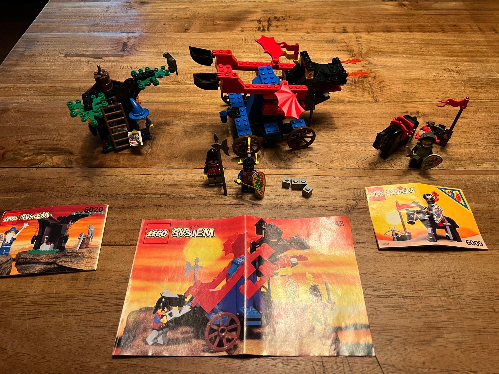 Lego 6043, 6020, en 6009, Ophalen of Verzenden, Zo goed als nieuw