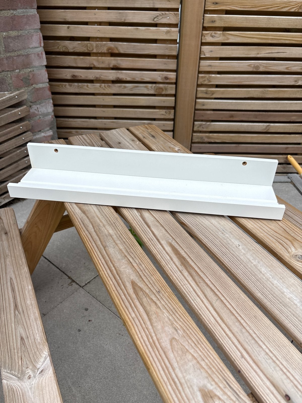 IKEA Mosslanda Boekenplank - Wit, 55 cm, Ophalen, Gebruikt