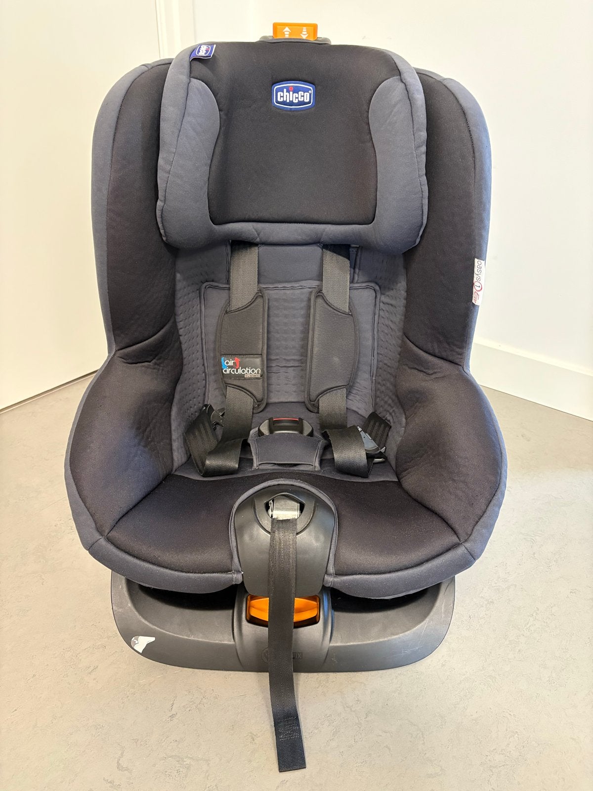 Chicco Autostoel met slaapstand en isofix zgan., Ophalen, Autogordel of Isofix, 0 t/m 18 kg, Verstelbare rugleuning