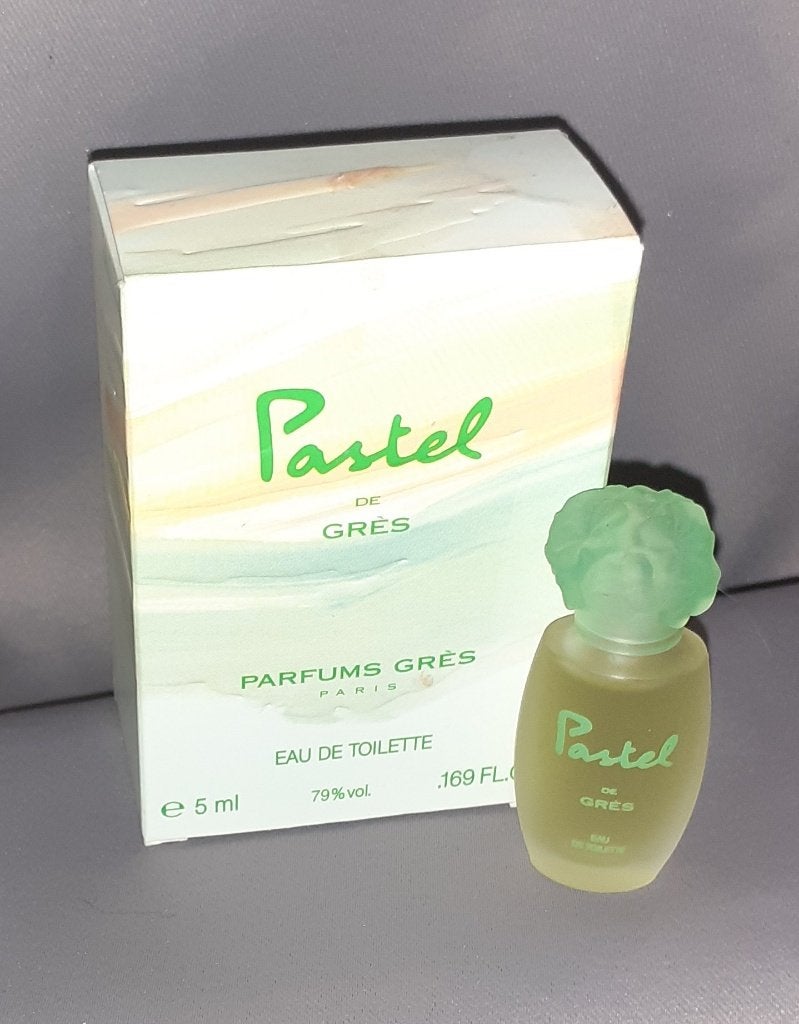 Parfum miniatuur - Gres Pastel + Doosje, Ophalen of Verzenden, Zo goed als nieuw, Miniatuur, Gevuld