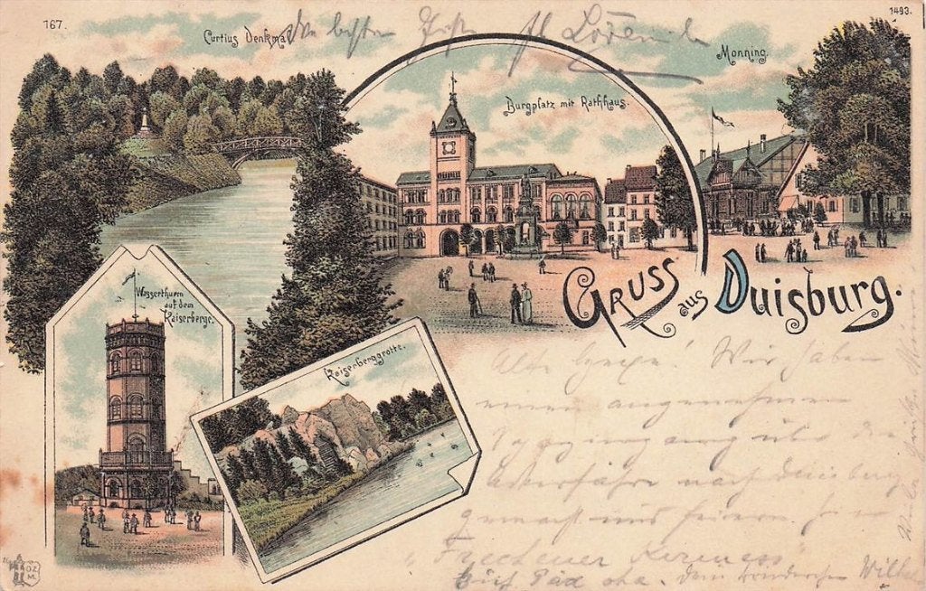 702-364-037 Duisburg, Verzenden, Voor 1920, Duitsland