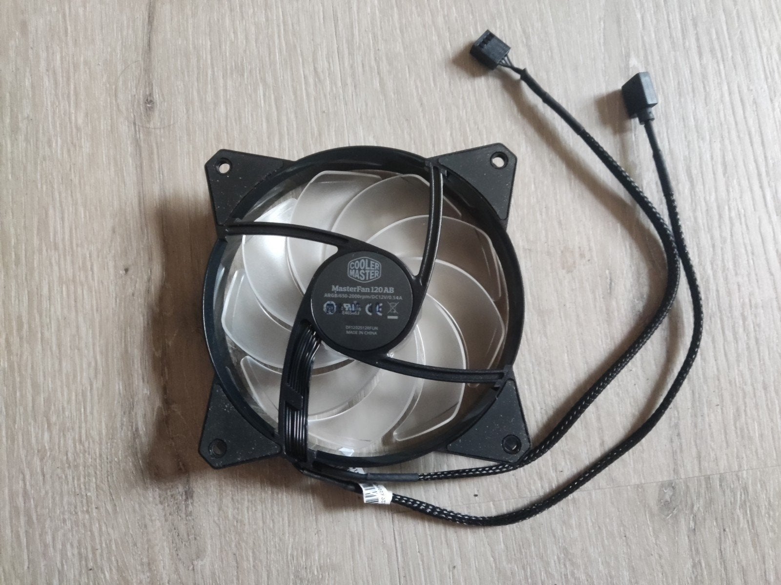 ARGB 120mm CM Masterfan120AB, Computers en Software, Computerkoelers, Ophalen of Verzenden, Zo goed als nieuw, Luchtkoeling