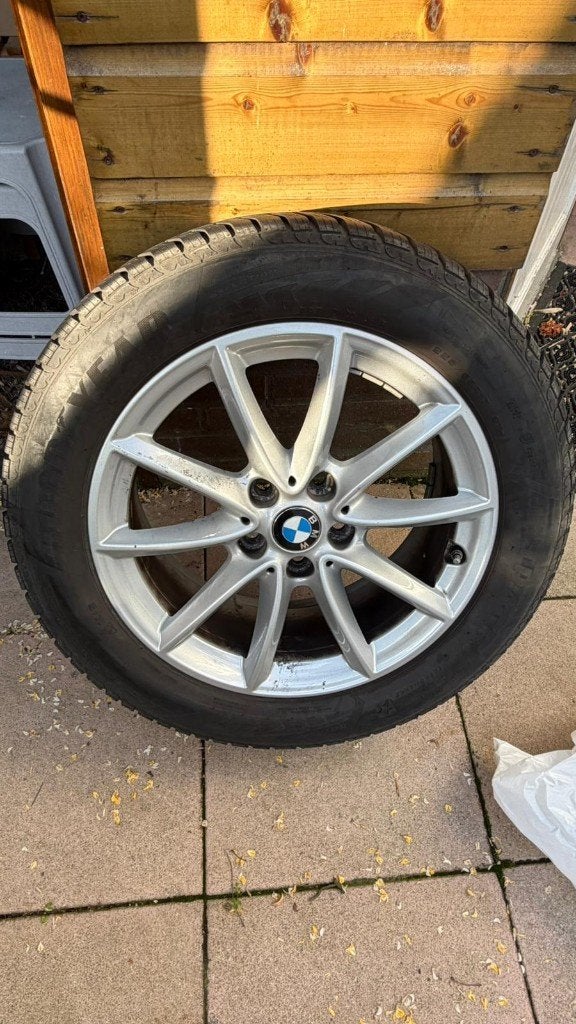BMW wielen (4) winter + Velg, Ophalen, Banden en Velgen, Nieuw, 17 inch