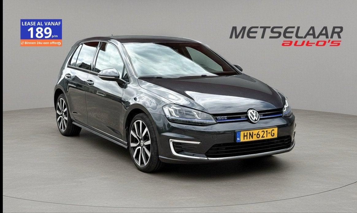 Volkswagen Golf 1.4 GTE ✅Leder interieur ✅Achteruitrijca, Auto's, Gebruikt, 4 cilinders, Zwart, 1499 kg