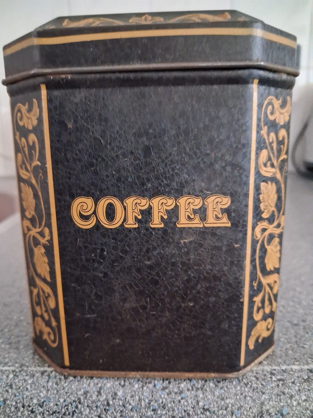SALTER S BLIK MET KLASSIEKE UITSTRALING EN OPSCHRIFT COFFEE, Ophalen of Verzenden, Zo goed als nieuw, Overige, Overige merken