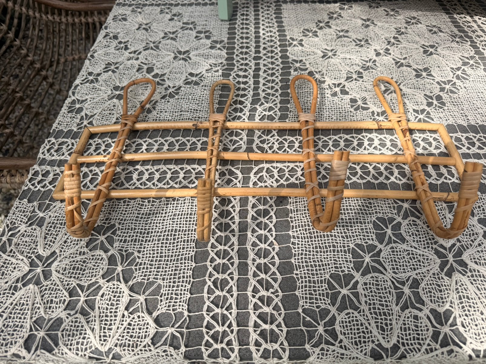 ROTAN VINTAGE KAPSTOKJE, Ophalen of Verzenden