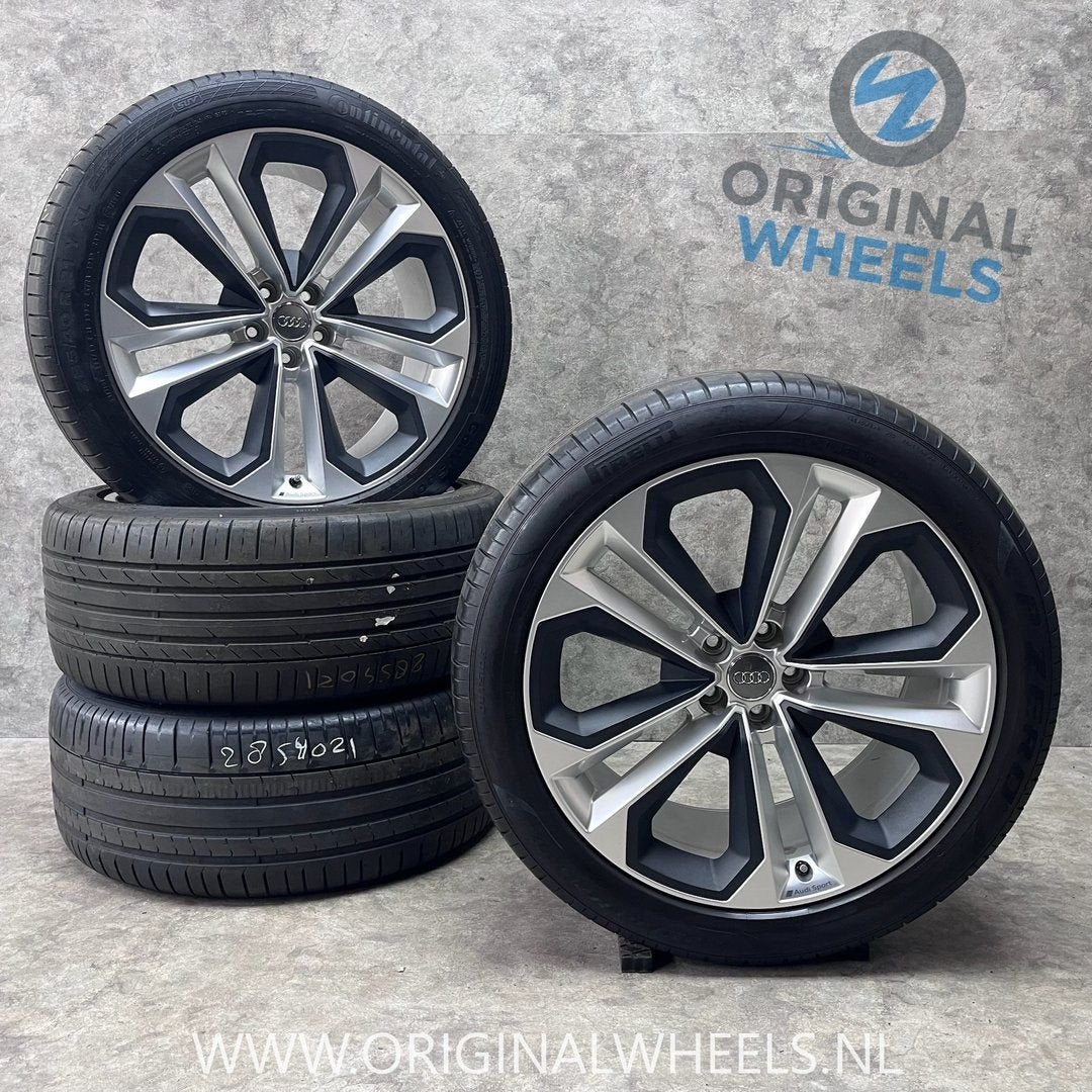 21 inch originele velgen + zomerbanden Audi Q7 4M0601025AK, Gebruikt, -, 285 mm, -