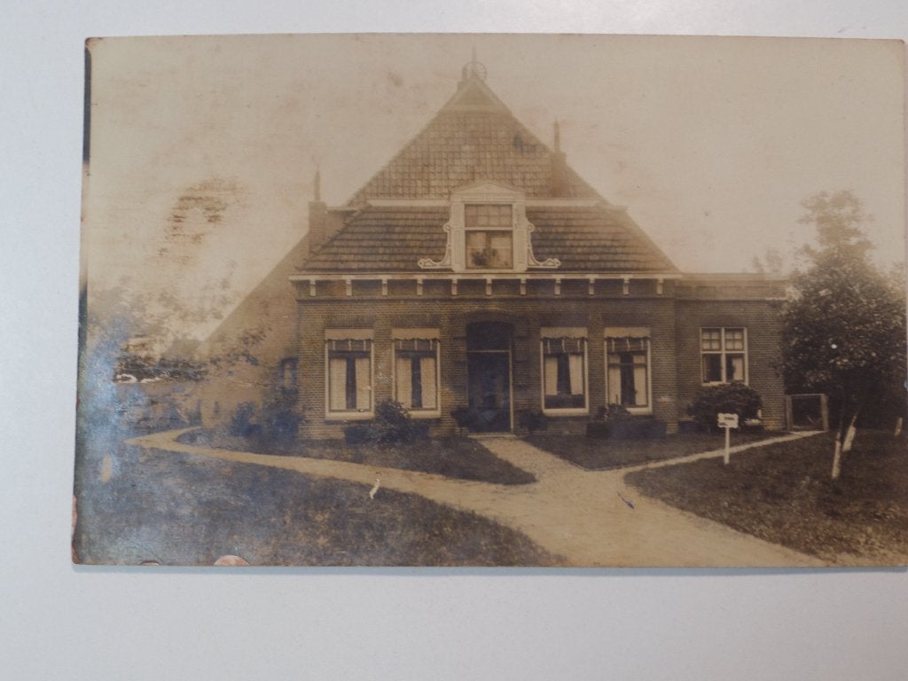 Boerderij bij Heerenveen Tjalleberd, Verzamelen, Ansichtkaarten | Nederland, Ophalen of Verzenden, Ongelopen, Friesland