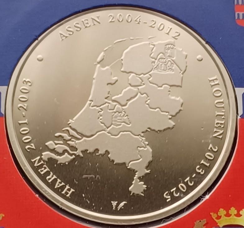 Nederland Penning 2025 25 jr Muntmanifestatie in munthouder, Verzenden, Overige materialen, Nederland