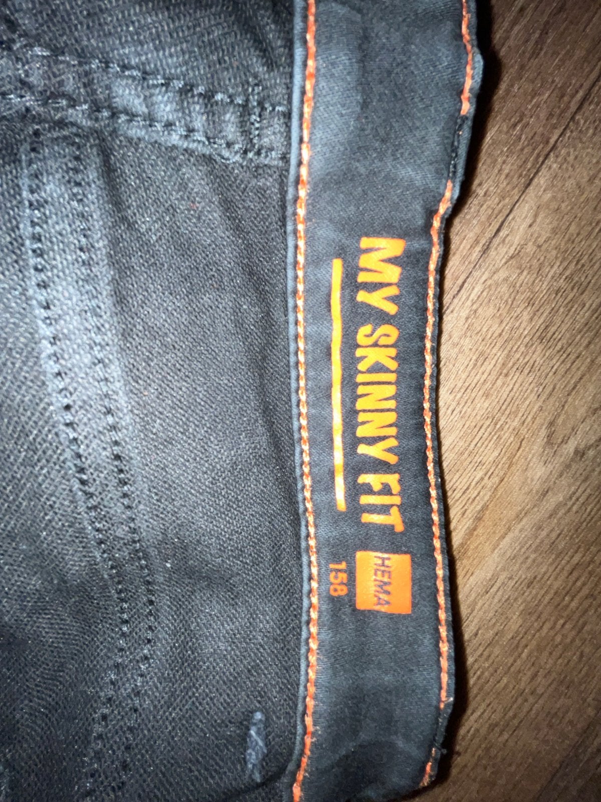 Hema My Skinny Fit Jeans Zwart Maat 158, Ophalen of Verzenden, Gebruikt, Jongen of Meisje, Broek