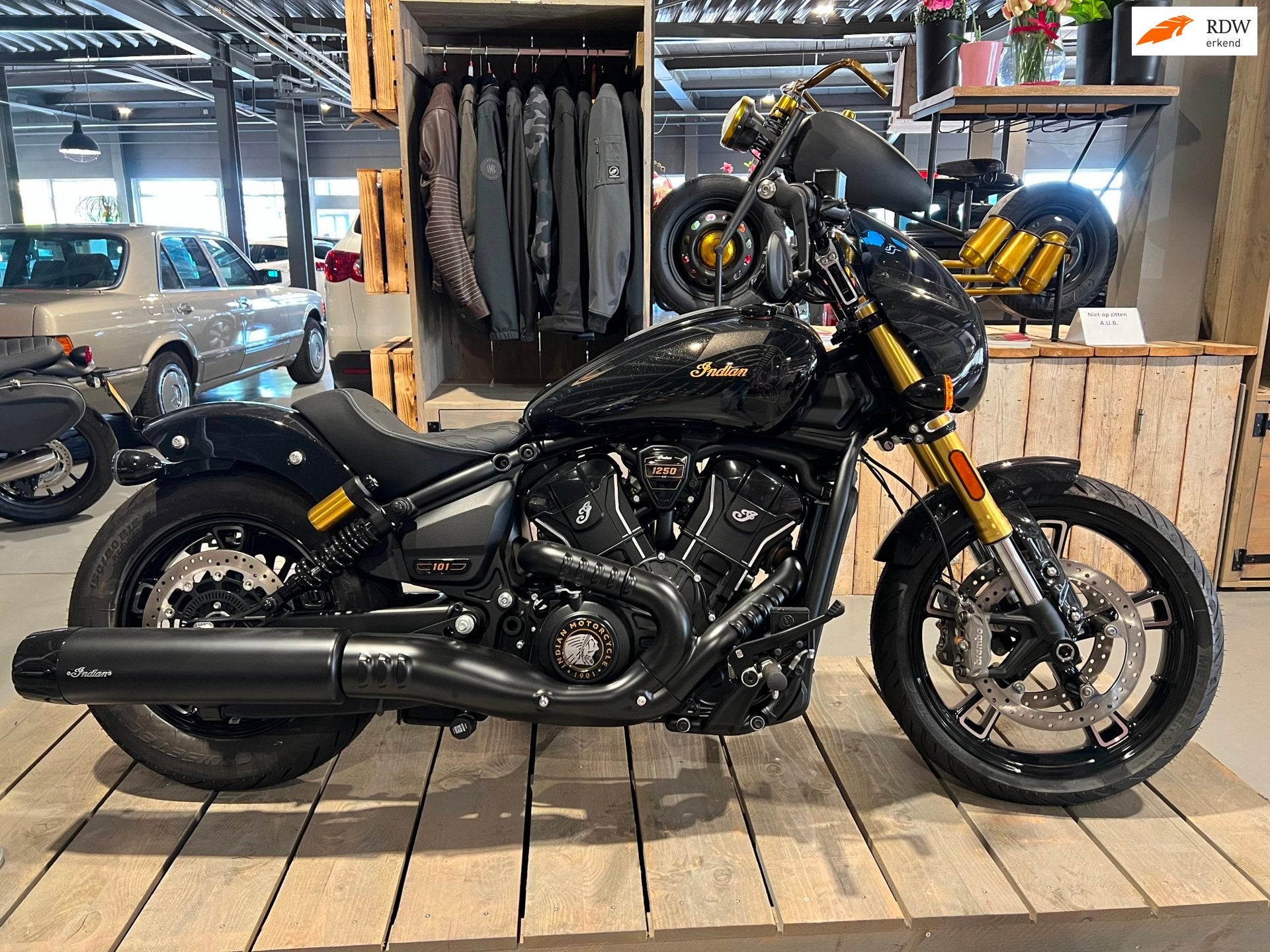 Indian Chopper SCOUT 101 2026, Motoren, ABS, Curieweg 6a
2408 BZ  Alphen aan den Rijn, NL, Chopper, Meer dan 35 kW