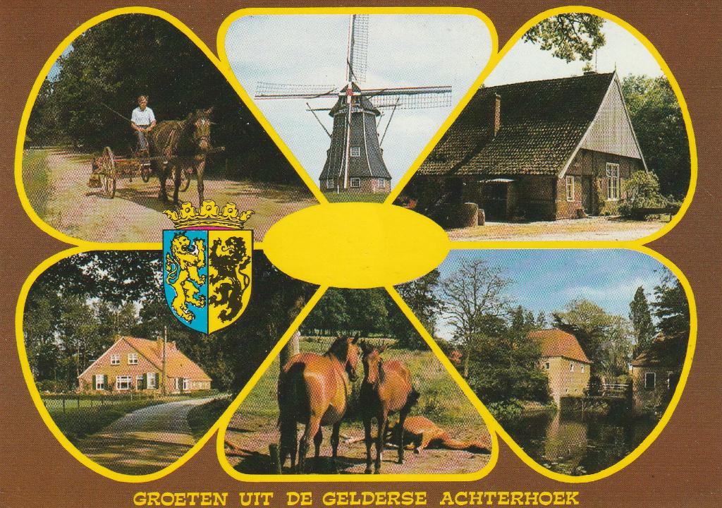 Groeten uit de Gelderse Achterhoek 1987, Ophalen of Verzenden, 1980 tot heden, Gelopen, Gelderland