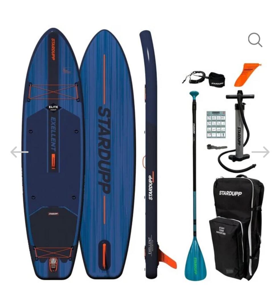 Stardupp Elite Exellent SUP Board Set - Zo goed als nieuw, Watersport en Boten, Suppen, Ophalen, Nieuw, SUP-boards