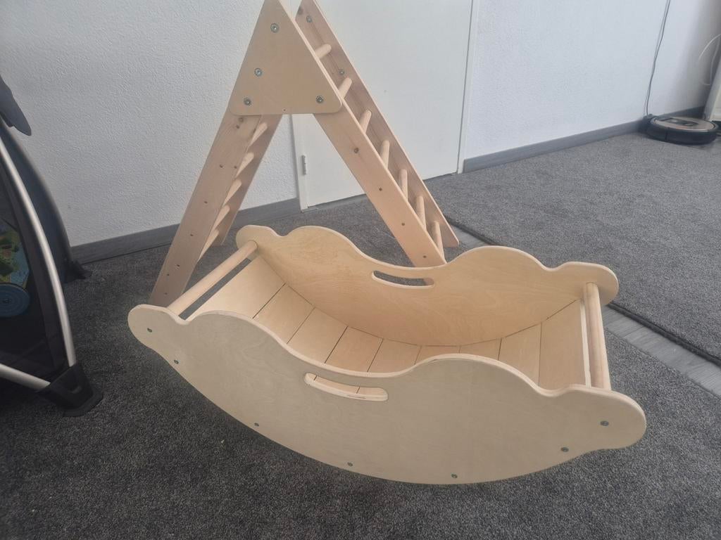 Montessori houten klim set, Ophalen of Verzenden, Gebruikt