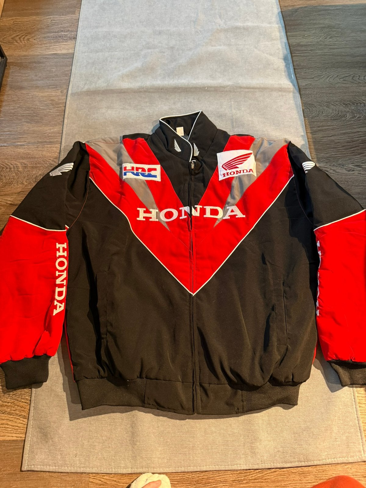 Honda Racing Bomberjack (Maat XXL) Vintage Retro, Ophalen of Verzenden, Zo goed als nieuw, Overige maten, Rood