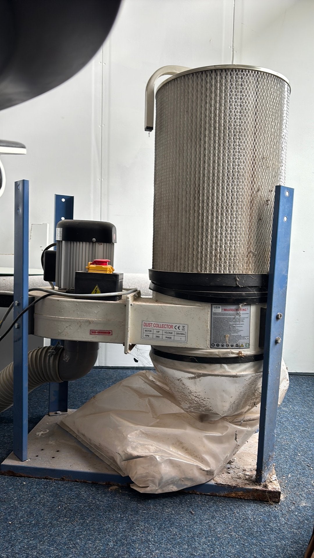 HBM Stofafzuiger 1 PK – Dust Collector, Ophalen, Gebruikt, Afzuiger