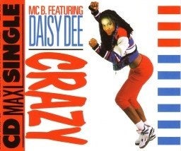 MC B + DAISY DEE CD SINGLE CRAZY, Ophalen of Verzenden, Zo goed als nieuw, Pop