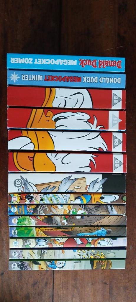 Donald Duck Megapocket en Dubbelpocket collectie, Meerdere stripboeken, Ophalen of Verzenden, Gelezen, Walt Disney