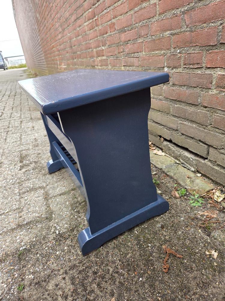bankje wijnrek eiken, Ophalen of Verzenden, 'T Olde Gre-j, Info@toldegrej.nl, Endepoelstraat 20f Didam