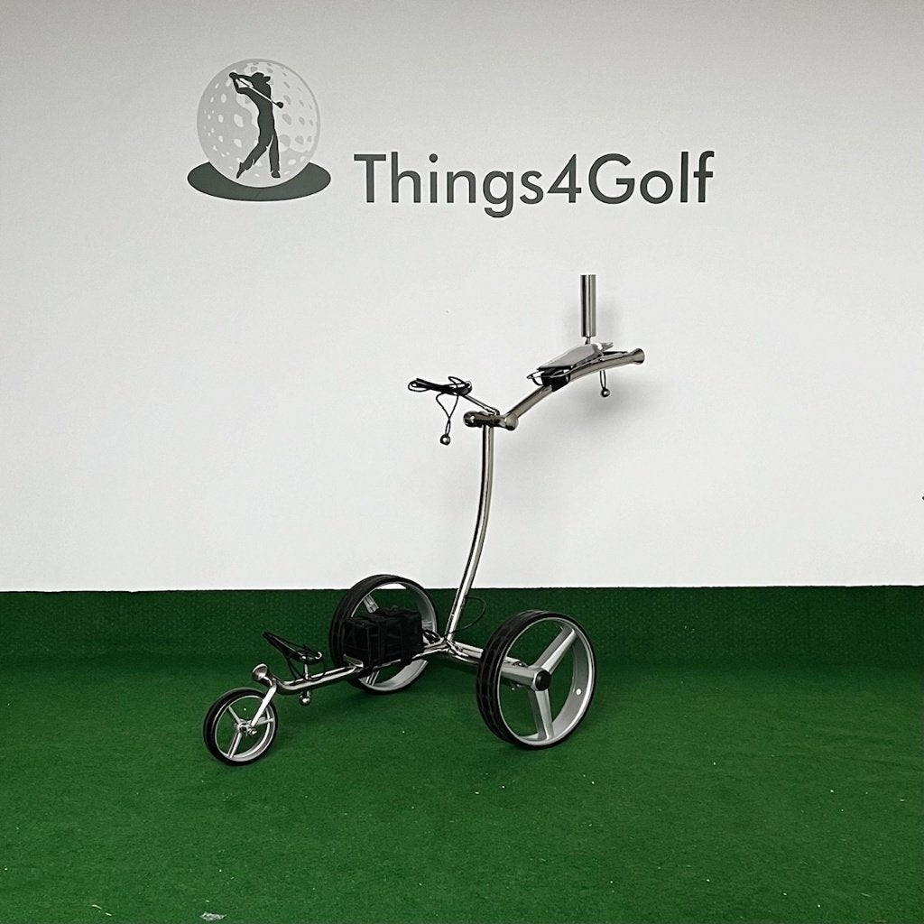 Elektrische Golftrolley RVS Things4Golf - afstandsbediening, Overige merken, Nieuw, Ophalen of Verzenden, Industrieweg 5n Kampen