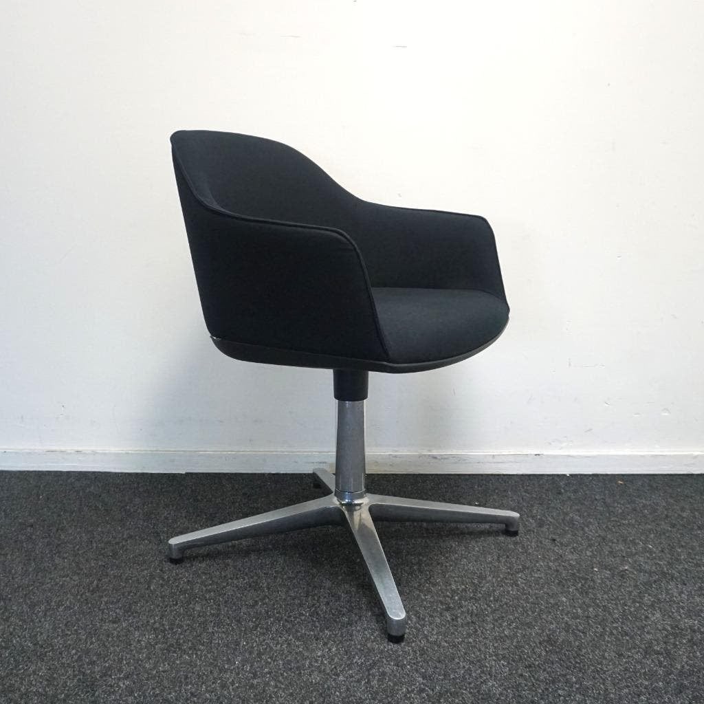 Vitra Softshell Design Stoelen | Vergaderstoel |, Gebruikt, -, Zwart, -