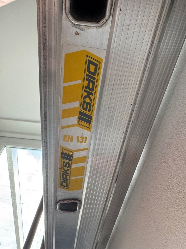 Dirks optrekladder, Ophalen, Gebruikt, Ladder, Opvouwbaar of Inschuifbaar