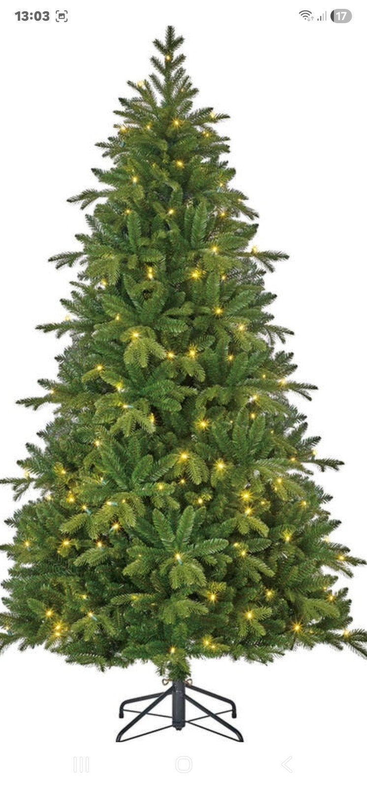 Mooie grote kerstboom, Ophalen, Zo goed als nieuw