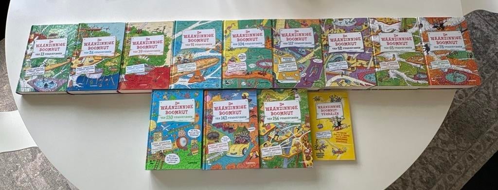 De Waanzinnige Boomhut boeken deel 1 t/m 12 + Verhalen, Boeken, Ophalen of Verzenden, Gelezen, Fictie algemeen