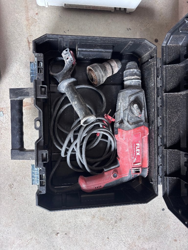 Flex boorhamer, Ophalen, Gebruikt, 600 watt of meer, Boor- en/of Breekhamer
