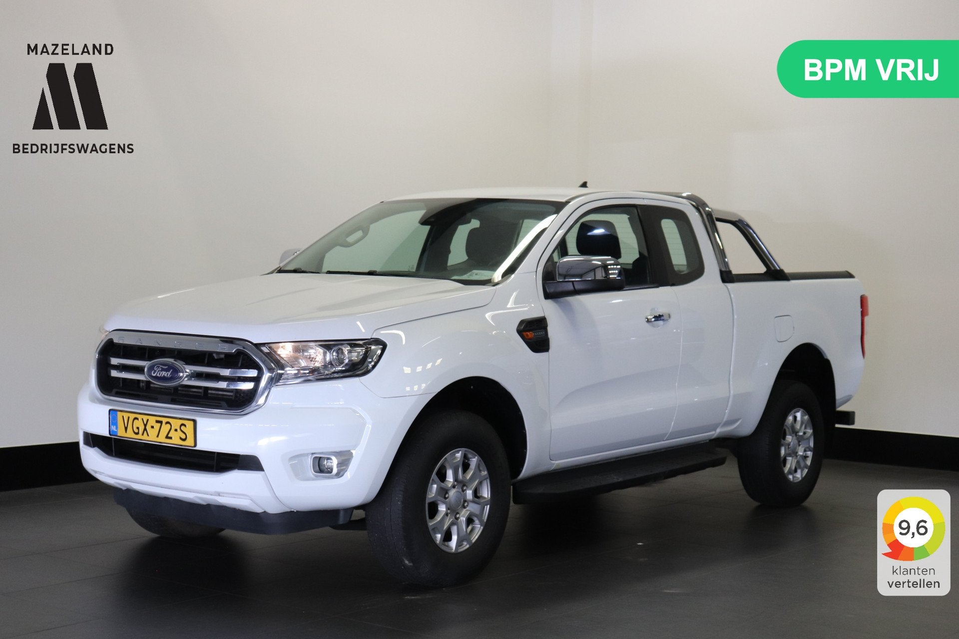 Ford Ranger 2.0 EcoBlue XLT 170PK 4X4 SuperCab EURO 6 - A/C, Dealer onderhouden, Stof, Gebruikt, 4 cilinders