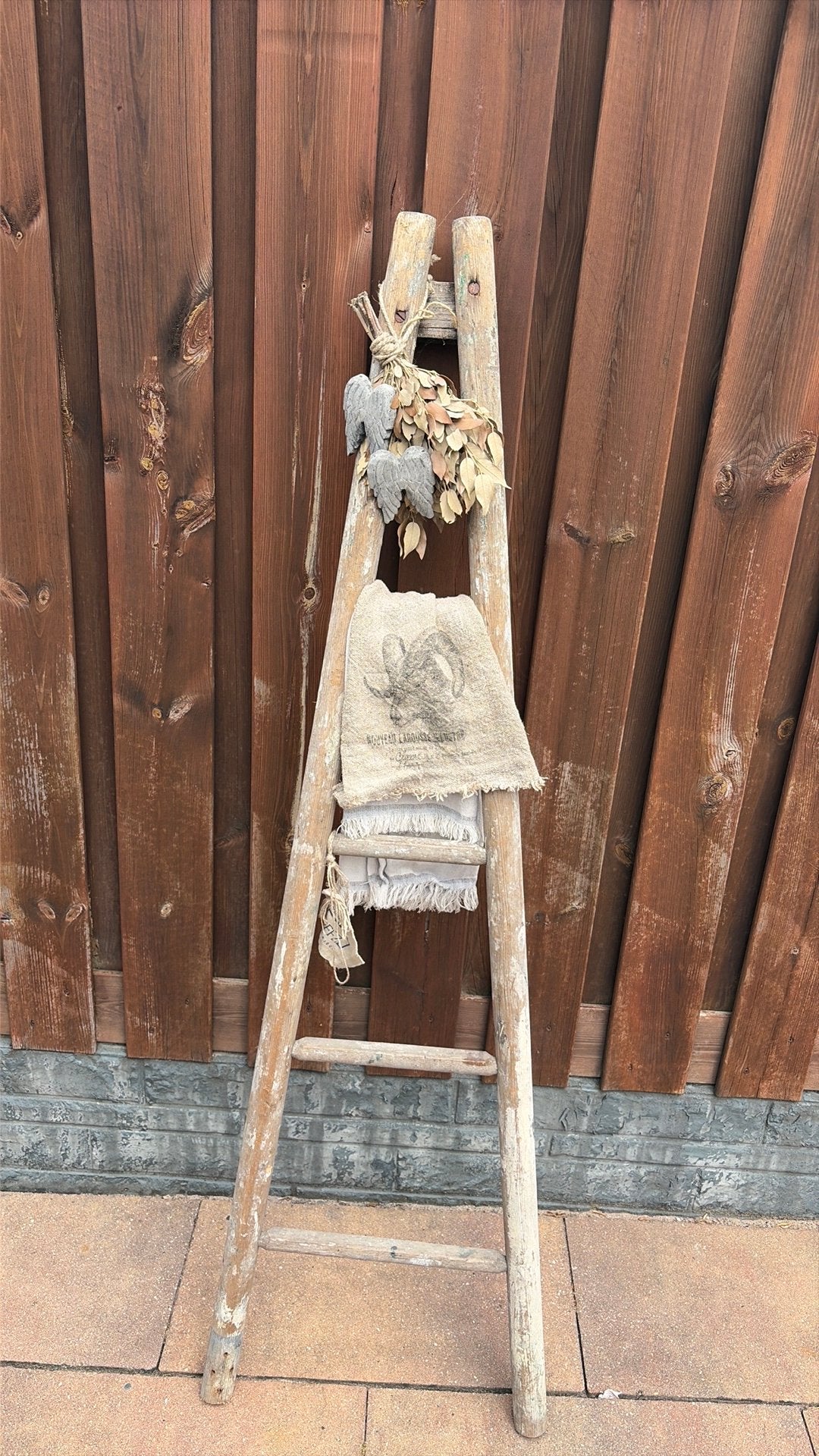 Decoratie ladder van het merk Hofz, Huis en Inrichting, Woonaccessoires | Overige, Ophalen, Zo goed als nieuw
