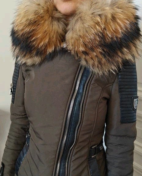 Horpist jas met bontkraag, Kleding | Dames, Jassen | Winter, Horpist, Ophalen of Verzenden, Zo goed als nieuw, Maat 36 (S)