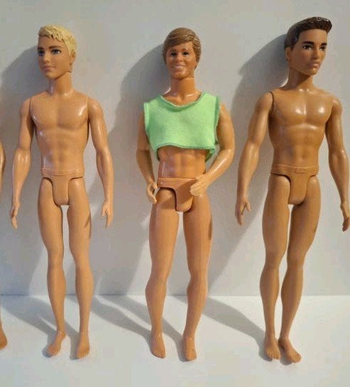 Barbies. 3 mannen en 3 vrouwen. 3,00 p.s, 6 voor 15,00, Verzamelen, Poppen, Ophalen of Verzenden, Pop