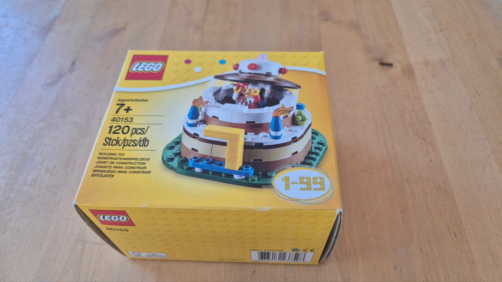 LEGO 40153 Verjaardagstaart - Nieuw in doos, Inclusief doos, Overige thema's, Lego, Nieuw