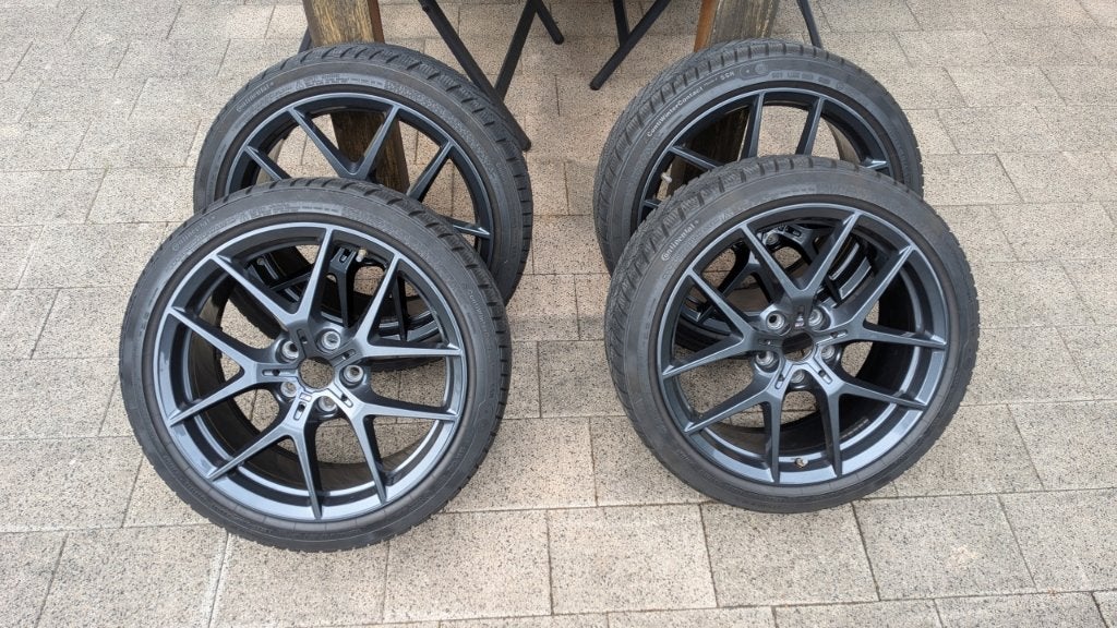 BMW 554M velgen voor 1 of 2 serie F40 F44 met winterbanden, Ophalen, 18 inch, Gebruikt, Velg(en)